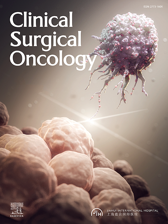 Go to journal home page - Clinical Surgical Oncology